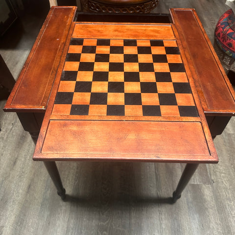 Sliding Top Combo Chess/Checkers/Backgammon Game Table