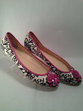 Coach Adessa Poppy Pink and White Ballet slippers