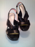 Coach Astor A0329 Black Soft Leather Sandals