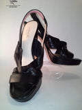 Coach Astor A0329 Black Soft Leather Sandals