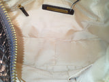 Elliott Lucca Art of the Weave Bronze Leather Hobo Bag
