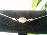 Sterling Silver Onyx Center Bracelet
