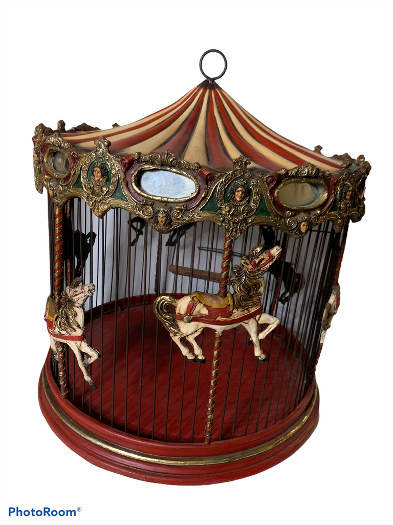 Hanging Decorative Carousel Birdcage