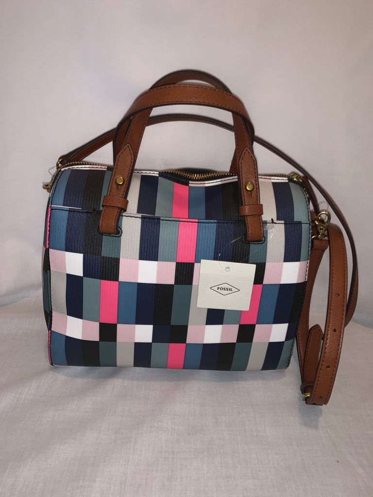 Fossil Rachel Bright Multi Satchel Handbag