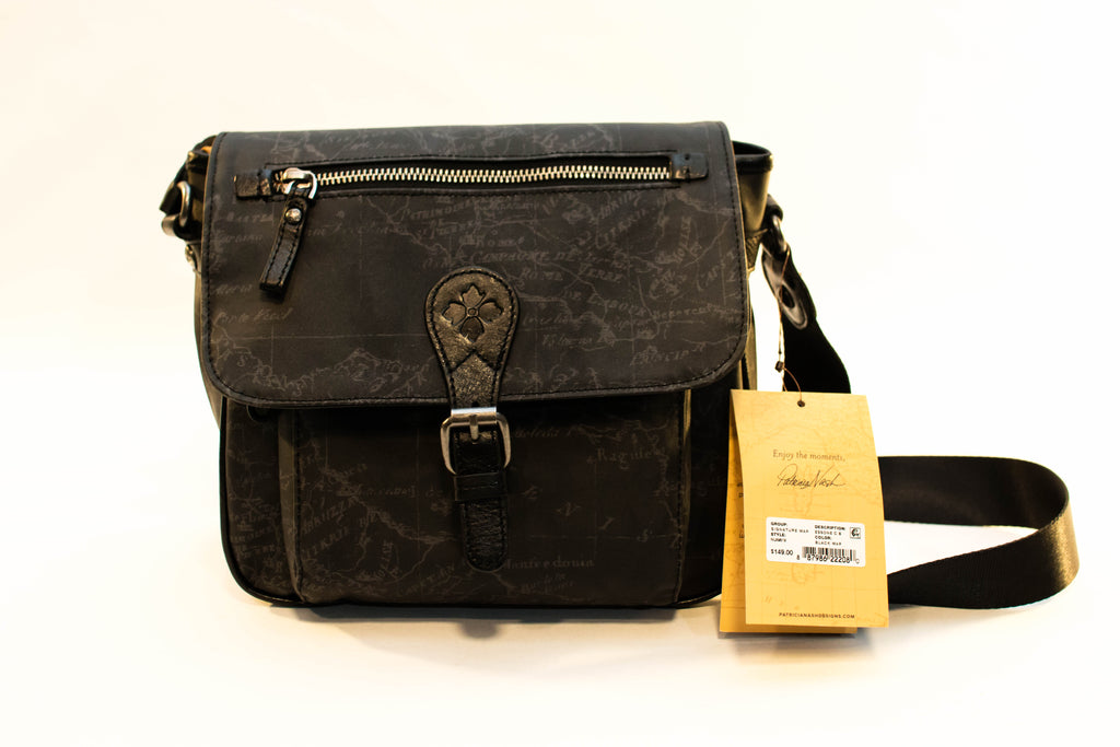 Patricia Nash Essone Crossbody Signature Map Handbag