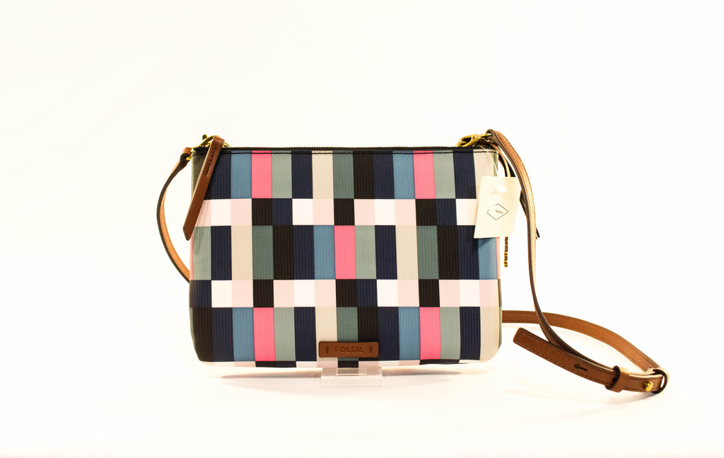 Fossil Devon Crossbody Bright Multi Handbag