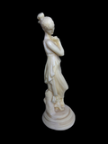 The Dancer Greek Mythology Hand Carved In Greece Alabaster Sculpture