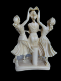The Three Graces Greek Mythology Hand Carved In Greece Alabaster Sculpture