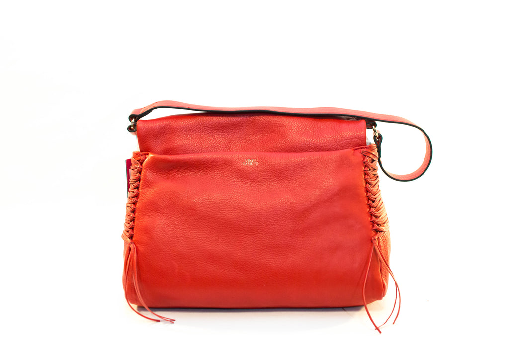 Vince Camuto Jayde Pebble Leather Shoulder Bag