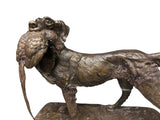 Bronze Irish Setter Bird Dog Hunting Sculpture