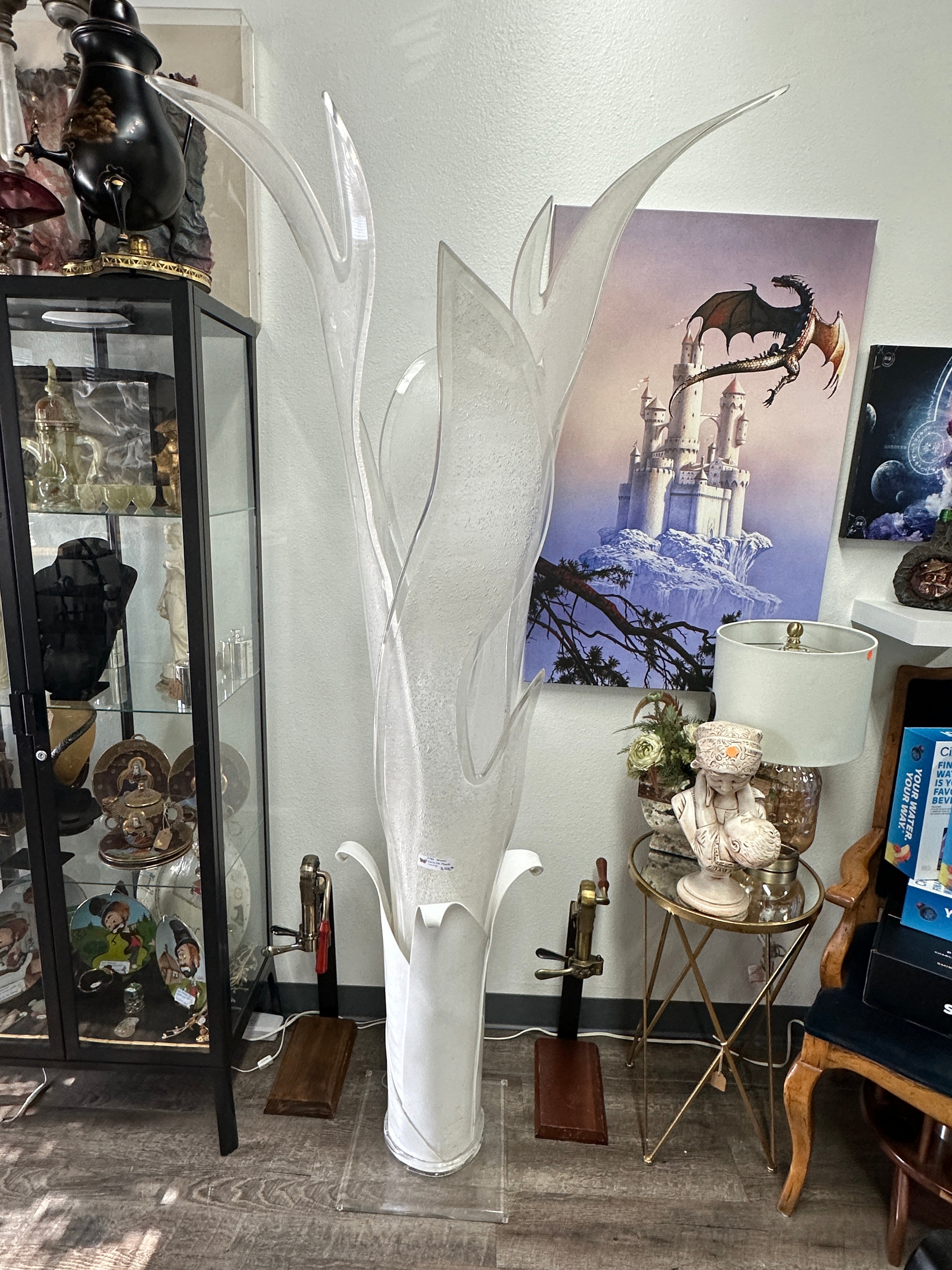 シュロミ・ハジザ/Shlomi Haziza 飾り台 照明付き ポストモダン 1990s Shlomi Haziza Flame Floor Lamp – Labelz Reborn