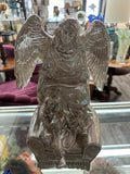 Pearlized Large Angel with Outspread Wings