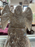 Pearlized Large Angel with Outspread Wings