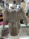 Pearlized Large Angel with Outspread Wings