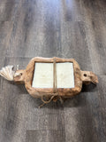 Himalayan Driftwood “Wild Green Fig” Candle Tray Small 24oz