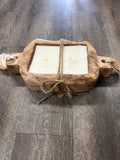 Himalayan Driftwood “Wild Green Fig” Candle Tray Small 24oz