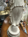 Pair of Neoclassical Style Alabaster Powder Sculptures
