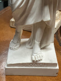 Pair of Ancient Greek Philosopher Statues: Solon & Sophocles