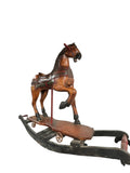 Antique wooden rocking horse - Circa 1980s