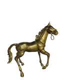 Antique Life-Size Solid Brass Galloping Horse