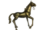 Antique Life-Size Solid Brass Galloping Horse