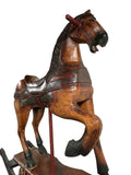 Antique wooden rocking horse - Circa 1980s