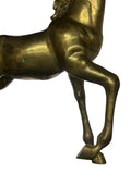 Antique Life-Size Solid Brass Galloping Horse