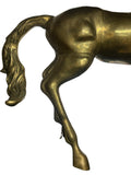 Antique Life-Size Solid Brass Galloping Horse