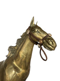 Antique Life-Size Solid Brass Galloping Horse