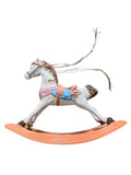 Terracotta Horse Sculpture Rocking Horse Carousal Statue