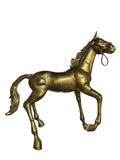 Antique Life-Size Solid Brass Galloping Horse