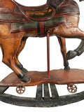 Antique wooden rocking horse - Circa 1980s