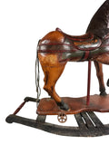 Antique wooden rocking horse - Circa 1980s