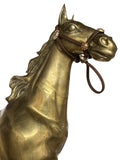 Antique Life-Size Solid Brass Galloping Horse