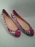 Coach Adessa Poppy Pink and White Ballet slippers