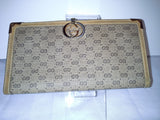 Gucci Vintage Authentic Leather Checkbook Wallet