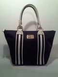 Michael Kors Navy Race Stripes Tote