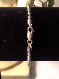 Sterling Silver 7in Bead Ball Bracelet 5mm