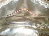 Michael Kors Large Grayson Pale Mirror Metallic Satchel