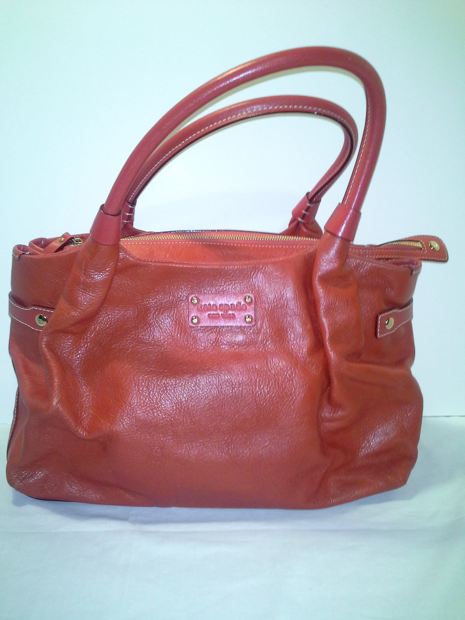 Red Leather Tote Bag | Red Leather Purse - Qisabags