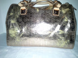 Michael Kors Large Grayson Pale Mirror Metallic Satchel