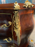 Italian Bombe Marquetry Chest