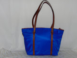 Dooney & Bourke Wayfarer Collection French Blue Zip Top Tote Bag