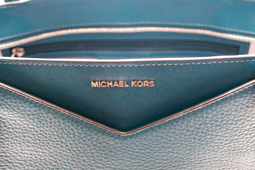 Michael Kors, Bags, Michael Kors Grecian Blue Walletwristlet