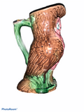 Antique Majolica 19th Century English Owl Pitcher
